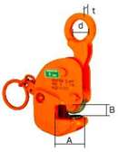 横つり専用クランプ(安全ロック付)/品番 WPHシリーズ